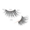 Onlyall Half Eyelashes Corner Lashes Natural Lashes Half Lashes Wispy End Lashes Corner Eyelashes 3/4 Lashes Clear Band Lashes 7 Pairs C02 (6MM-14MM)