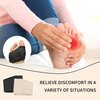 5 Pairs Fabric Metatarsal Pads-Metatarsal Sleeve with Gel Pads-Ball of Foot Cushions Pads Pain Relief Forefoot Pads Foot Health Care (S-3 Pair Black and 2 Pair Beige)