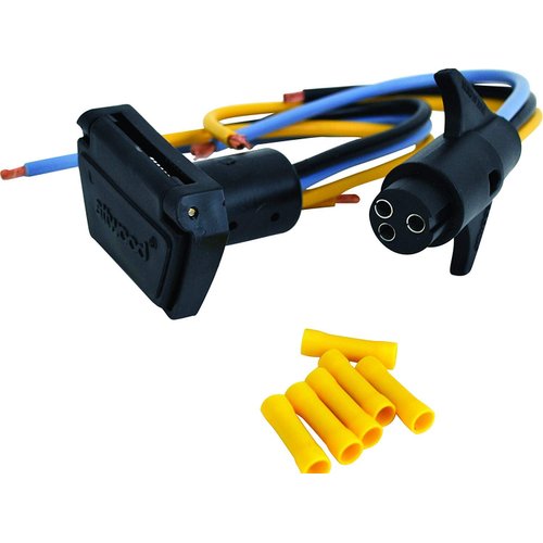 attwood 7622-7 3-Wire 12V/24V Trolling Motor Connector, 10 Gauge, Multiple, One size