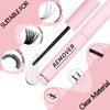 2Pcs Lash Remover for Lash Extension,Cluster Lash Glue Remover Individual Eyelashes Gentle Eye Removal for False Lashes,Eyelash Extension Adhesive Remover Self Use at Home