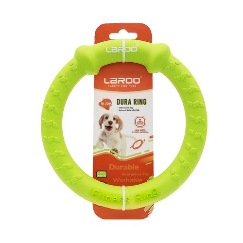 LaRoo Dog Toys for Aggressive Chewers,Floatable Dog Flying Disc,3 Sizes Dog Tug Toy,Interactive Dog Toys