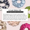 Michooyel 3Pack Silk Scrunchies For Hair Mulberry Silk 16 Momme Scrunchies With Elastic Band Silk Hair Scrunchies Hair Ties For Women Girls