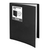 Dunwell Binder with Plastic Sleeves 12-Pocket, Black Presentation Book, 8.5 x 11 Portfolio Folder with Clear Sheet Protectors, Displays 24-Page Documents, Certificates, Important Papers