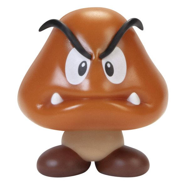 Super Mario Action Figure 2.5 Inch Goomba Collectible Toy