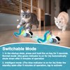 BABORUI 3.0 Upgraded Cat Interactive Toy with 2-Speed Adjustment, Remote Control Cat Enrichment Toys for Indoor Cats, Automatic Cat Toys with Feathers, Rechargeable Moving Cat Toy Car for Indoor Cats