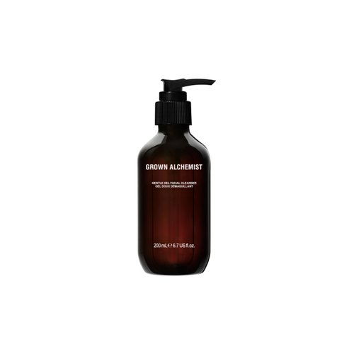 Grown Alchemist Gentle Gel Facial Cleanser (200ml) with Bergamot and Rosebud. Hydrating Exfoliating Face Wash with Willow Bark, a Salicylic Acid Alternative. Natural Facewash