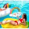 Vickea Inflatable Rainbow Cloud Drink Holder, Pool Float Party Accessories for Water Fun