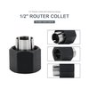 Thaekuns 1/2" Router Collet fit for Dewalt 326286-03, Bosch 2610906284,Big Horn 19693 & Hitachi 325-199, 323-421, RC050DW