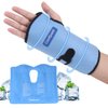 Comfpack Wrist Ice Pack Wrap for Carpal Tunnel, Hand Ice Pack for Arthritis, Reusable Hot Cold Therapy Wrist Brace Pain Relief for Rheumatoid, Tendonitis, Mommy Wrist, Swelling, Surgery, Inflammation
