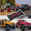 KOOLYNHO Roll Bar Grab Handles Hand Grips Accessories Paracord Hand Grab for Jeep Wrangler JL JK TJ YJ Gladiator Sahara Rubicon Unlimited (Red 4 Pack)
