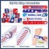 ANPHILE Baseball Party Favors, Baseball Birthday Party Supplies with Goodie Bags Slap Bracelets Stickers Mini Bouncy Balls Toy for Goodie Bag Stuffers,Classroom Prize