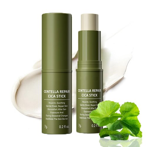 Easilydays Centella Skin Repairing Calming Cream CICA Calming Mask Stick, Repair Redness & Relieve Dry skin, Face Moisturizer Hydrating Sensitive Dry Skin,Repair Skin Barrier, Stabilize Skin Condition