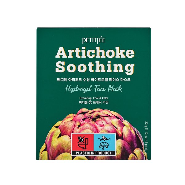 Petitfee Artichoke Soothing Hydrogel Face Mask