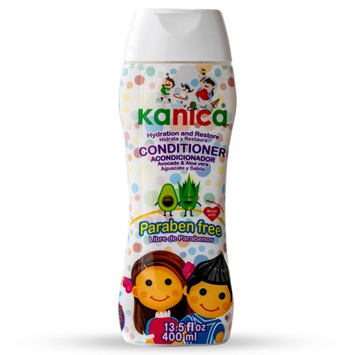 KANICA Hydrating Conditioner - Curly Hair - Kids Conditioner - Baby Hair Product -Deep Conditioner with Aloe Vera & Avocado Oil - Paraben-Free -Hair Care Conditioner - 13.5 Fl Oz Kids Confitioner