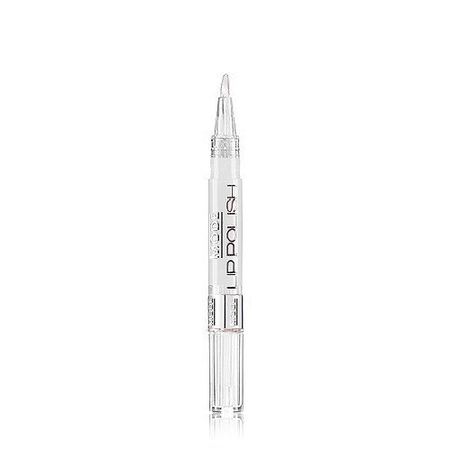 MODE Lip Polish Brush On Intense Shine Lip Gloss Pen DOWNTOWN Non-Sticky Hydrating Glossy Clear, Cooling Peppermint Oil, Moisturizing Castor Oil, Passionflower, Sweet Almond, Organic Shea Butter