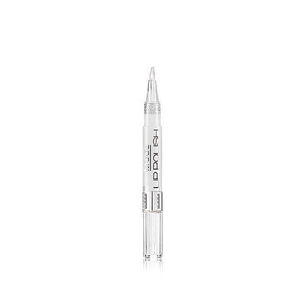 MODE Lip Polish Brush On Intense Shine Lip Gloss Pen DOWNTOWN Non-Sticky Hydrating Glossy Clear, Cooling Peppermint Oil, Moisturizing Castor Oil, Passionflower, Sweet Almond, Organic Shea Butter