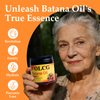 OLCG 100% Raw Batana Oil for Hair Growth - Pure Batana Oil Paste, Enhances Thickness & Shine, Reduces Breakage and Hair Loss, Nourishment For All Types - 4.06 fl oz（120ml）