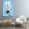 SUIBIAN Tapestry Messi Champion World Cup Wall Posters Wall Hanging Decoration for Bedroom Dorm Cool-for Party Art Wall Tapestry…39x59 Inch