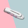 LONDONTOWN Flex Cut Nail Clippers with Removable Nail File, 360° Degree Rotating Swivel Head for Fingernails Toenails, Sharp Stainless Steel Precision Curved Cutters