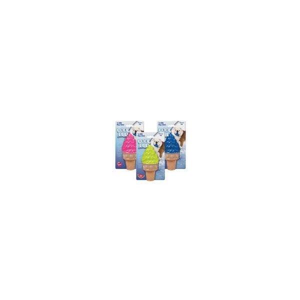Cool Pup Toy Lg Ice Cream Cone Blue