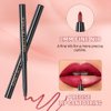 ZAMANIYA 3 In 1 Lip Gloss Set With Matte Lipstick ,Moisturizing Lip Gloss And 2mm Lip Liner Liquid Lipstick Long Lasting Makeup Lip Plumping Lipstick Lipgloss Soft And Smooth Like Cream (06 - Crazy Party)