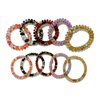 10Pcs Hair Ties No Damage HairTies for Women Ponytail Holders Hair Tie Hair Ties for Thick Hair Spiral Hair Ties Kitsch Hair Ties Hairties SP-6