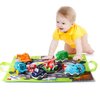 ALASOU Baby Cartoon Car Toys with Playmat/Storage Bag|1st Birthday Gifts for Toddler Toys Age 1-2|Baby Toys for 1 2 3 Year Old Boy|1 2 Year Old Boy Gift for Infant 12-18 Month