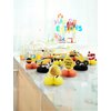 Adeyoo 9Pcs Construction Party Honeycomb Centerpieces Construction Vehicles Table Decorations Trucks Cars Centerpieces for Construction Theme Birthday Party Supplies