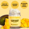 Butter'd Bodycare Hyper Mango Body Cream Mango Scent, Premium Body Butter for Improving Hyperpigmentation Hydrating Rich in Vitamin C, Rose Hip Oil, Jojoba Oil (6 oz)