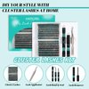 Lash Clusters Kit 320Pcs,DIY Individual Lashes Clusters Kit,Lash Bond And Seal,Lash Remover For Eyelashes Extensions,Lash Applicator Tool For False Eyelash Cluster Kit At Home(3040D,D-Mix9-16mm Kit)