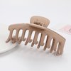 1st Choice 3 Pieces Clincher Combs Banana Combs Banana Clip Grip Comb Fishtail Fish Hair Lady Fish Shape Ponytail Banana Clip Girls Long Women Clamp Accessory (Brown Set)