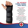 Doctor Developed Carpal Tunnel Wrist Brace for Night Support - Wrist Brace for Carpal Tunnel with Wrist Splint - Sleep Brace for Sprained Wrist - F.D.A Medical Device & Handbook (Left Hand)