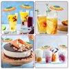 50 Pcs Drink Umbrellas, 3.9 Inch Umbrella Toothpicks Rainbow Cocktail Umbrellas for Drinks, Mini Cocktail Picks Umbrella for Drink & Food, Summer Hawaiian Appetizers Party Decor