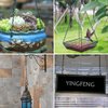 YINGFENG 10 Pack 9.5 Inch Black Hanging Chains, Garden Plant Hangers for Hanging Bird Feeders, Billboards, Chalkboards, Basket, Planters, Lanterns, Wind Chimes and Decorative Ornaments Etc