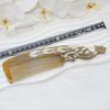 Natural Buffalo Horn Comb, Anti-Static Handmade Fine-Tooth Comb for Hair, Beard, and Pocket - Gift for Men, Women, Mom, Wife, Daughter, Mother's Day, Birthday (Peacock, 8 inch)