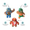 Fringe Studio Plush Dog Toy Set, Little Taste of Glory, Small 3 Piece Set, Pet Shop Collection (662043)