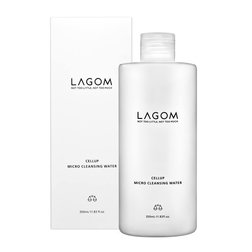 LAGOM Cellup Micro Cleansing Water Natural Micellar Fermented Face Wash with Chamomile Allatoin M...