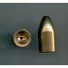 S & J's TACKLE BOX 1oz Brass Bullet SINKERS, 10 PER Pack