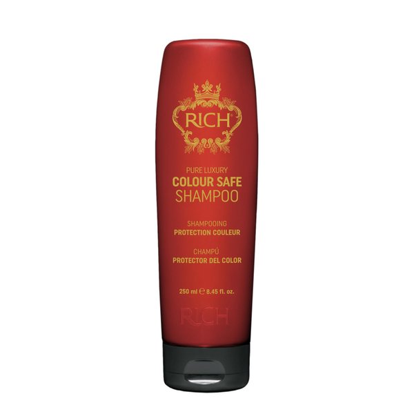 RICH Pure Luxury Colour Safe Shampoo for Color Treated Hair Protect - Color Safe, Paraben & Sulfate Free Conditioner in Argan Oil, Biotin, Hyluronic Acid - 8.45 oz