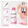 RARJSM Gel Liner Nail Art Reflective Glitter Gel Nail Polish Thin Brush Silver Neon Hot Pink Flash Diamond Painted Gel 2PCS Set Soak Off Curing Requires 8ml for Home Salon DIY Nail Design Decoration