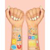 xo, Fetti Science Party Temporary Tattoos - 62 Silver Foil Styles | Future Mad Scientist Birthday Party Supplies, Educational Science Favors, Scientific Arts and Crafts