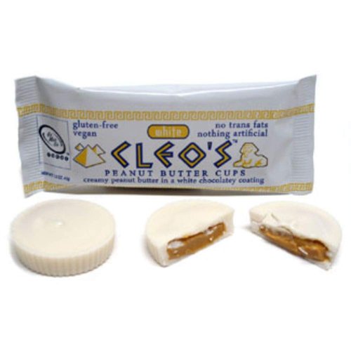 Go Max Go, Vegan Peanut Butter Cups, Cleo's White (Pack of 12)
