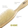 Kent LS9D Satinwood Hair Brush – Boar Bristle Brush for Thin Hair. Luxury Styling, Straightening, and Smoothing. Ideal for Women.
