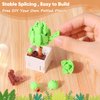 Christoy Mini Succulents Surprise Box Toys DIY Simulation Mini Particle Flower Botanical Collection Construction Building Blocks Toy Sets Random Gifts for Kids Friends Family (1PCS)