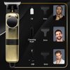 VIIFF Hair Clippers for Men, Professional Barber Clippers with Magnetic Floating Blade, Anti-Mistouch Cordless Hair Trimmer for Men, Beard Trimmer, Men Gifts(Bronze)