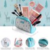Hot Sugar Travel Makeup Kit All in One, Makeup Kit for Women Full Kit, Makeup Gift Set for Beginners and Professionals with Cosmetic Bag (Blue)