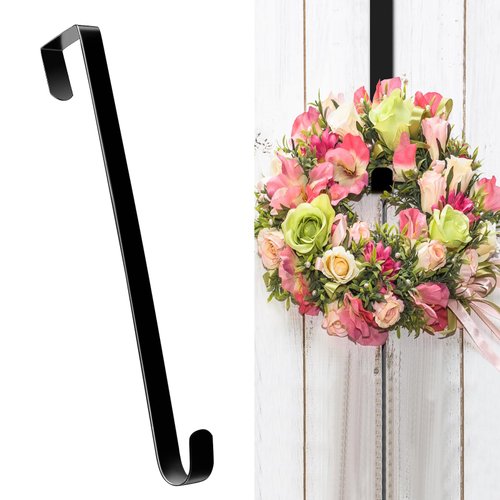 Wreath Hangers for Front Door, 14&quot; Wreath Hanger Door Wreath Hook Over The Door Hanger, Door Wrea...