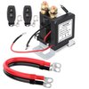 500A Starting 200A Rated Wireless Battery Disconnect Switch & 4 AWG 1FT Battery Cables Set, Remote Kill Switch for Car Truck DC12V Anti-Theft Prevent Battery Drain Battery Switch Isolator On Off