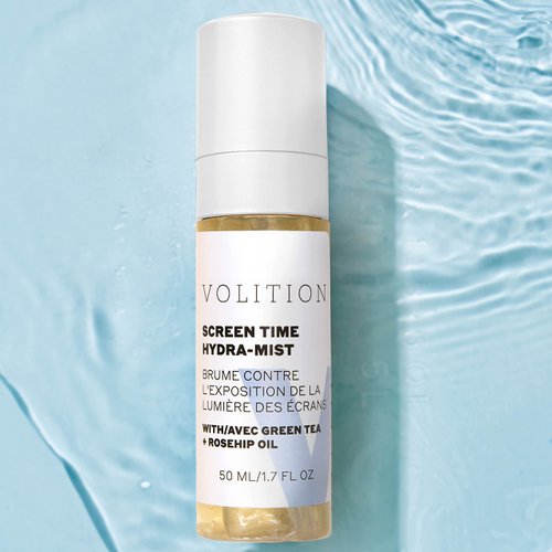 Volition Beauty Screen Time Hydrating Facial Mist - Moisturizing Sunflower Extract & Safflower Flower Extract Helps Reduce Look of Fine Lines From Photoaging, Vegan (50ml / 1.7 fl oz)