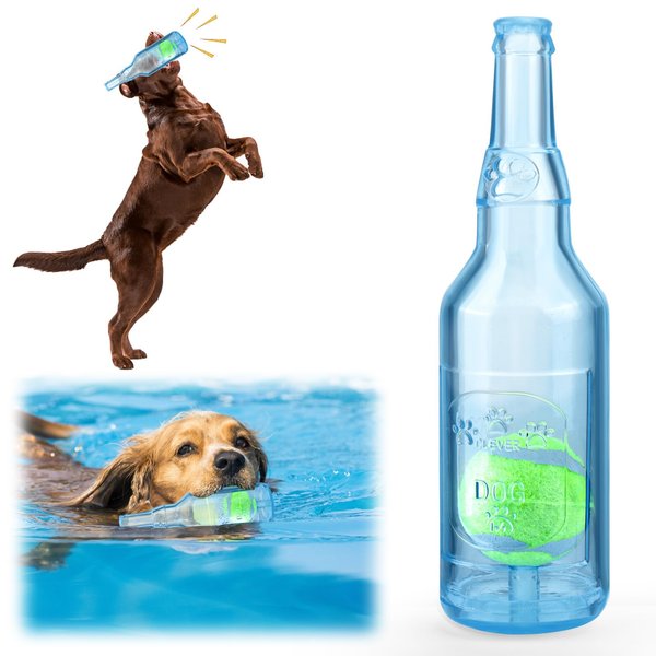 AIERSA Water Bottle Dog Toy, Crunchnplay Bottle Toy for Dogs,Squeaky Dog Toys for Aggressive Chewers for Small Medium Dogs,Dog Toy Water Bottle Cruncher,Interactive Dog Toys for Boredom